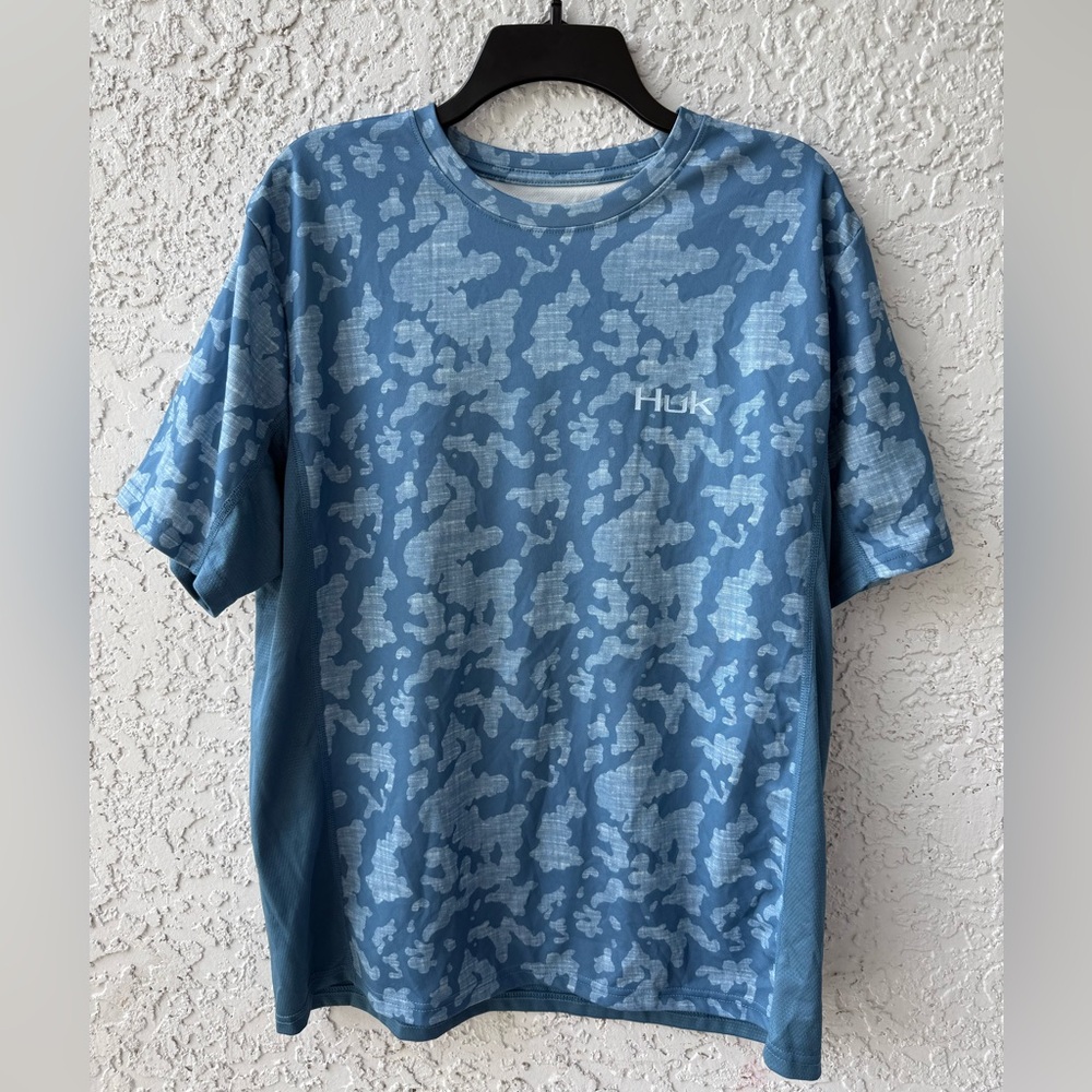 Huk Icon X Running Lakes Fishing Shirt Size Large